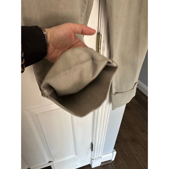 EUC J. Jill High Rise Cuffed Straight Leg Soft Light Green Sz 10 Jeans Neutral - Picture 4 of 6